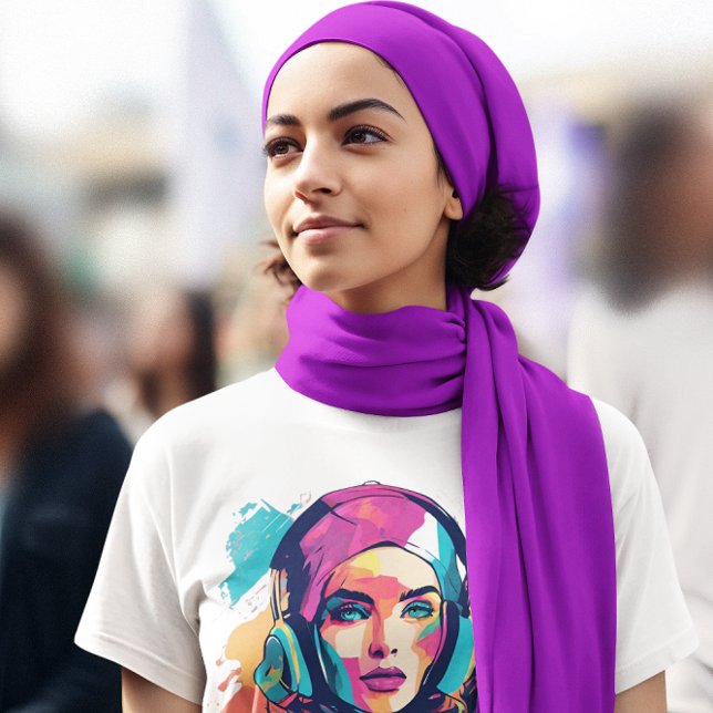 Camiseta geheimnisvolles Frau, modernes Frauenportrait (Subido por el creador)