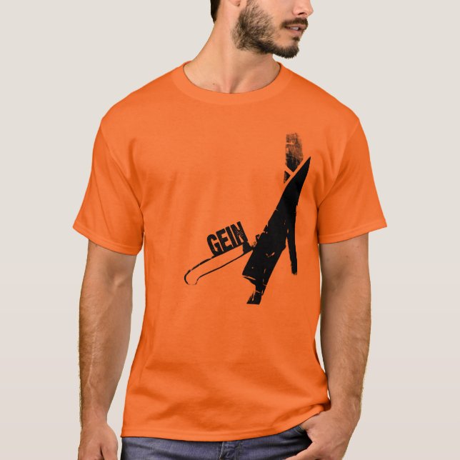 Camiseta gein - cuchillos (Anverso)