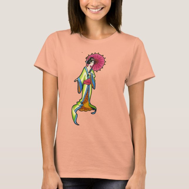 Camiseta geisha (Anverso)