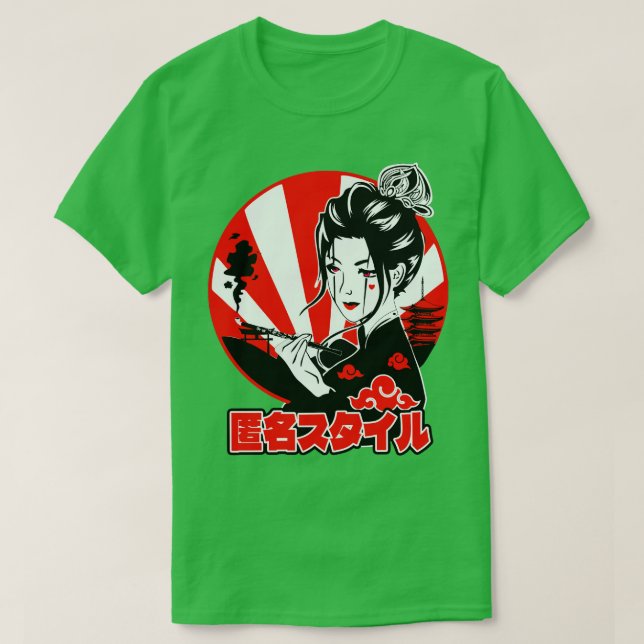 Camiseta Geisha (Diseño del anverso)