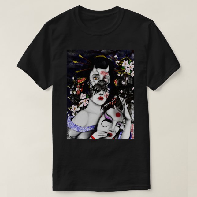 Camiseta Geisha1 (Diseño del anverso)