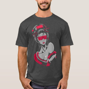 Camiseta Geisha Articuladoras japonesas tradicionales Ja