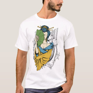Camiseta Geisha Artistic Culture Cute