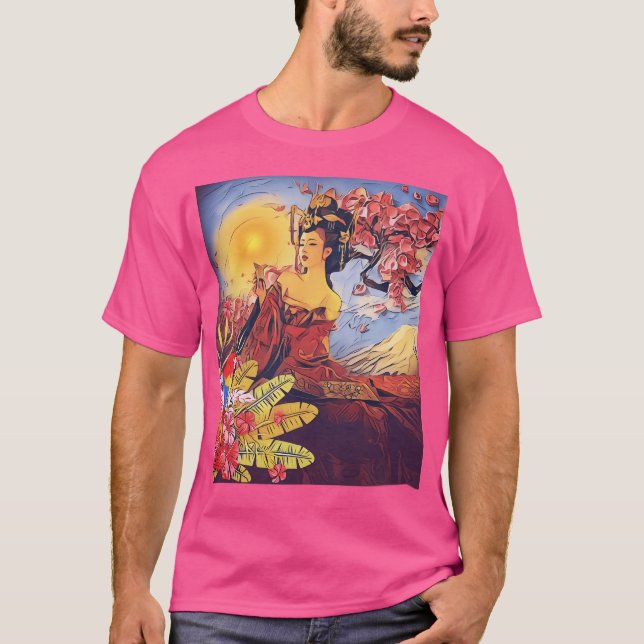 Camiseta Geisha Blossom (Anverso)