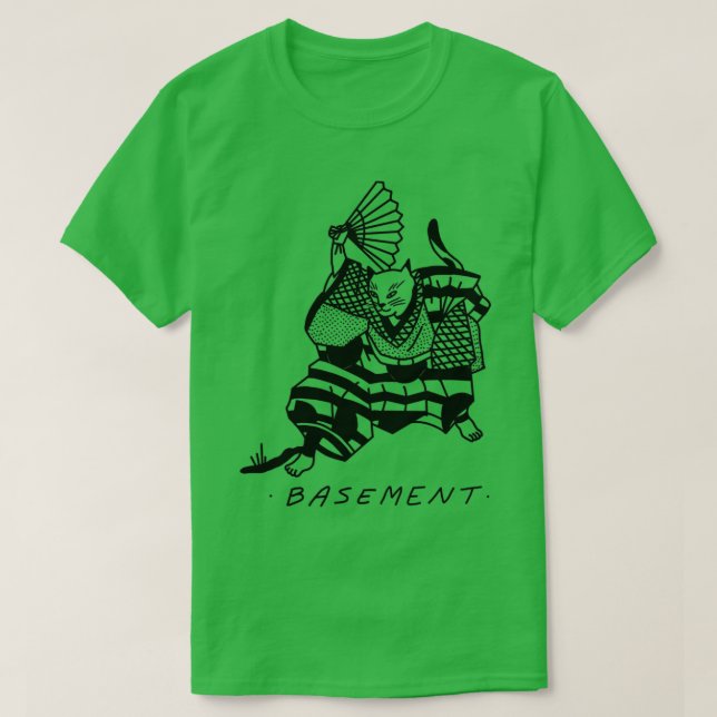 Camiseta Geisha Cat Basement (Diseño del anverso)