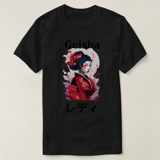 Camiseta Geisha chica (Diseño del anverso)
