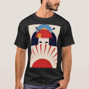 Camiseta Geisha Chica japonés #1 arte retro
