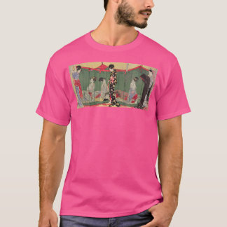 Camiseta Geisha Ciberpunk Art Calzado Vintage Japonés