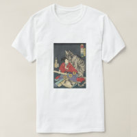 Geisha con su tigre blanco