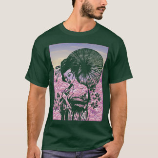 Camiseta Geisha Cultura japonesa Geisha Chica Japón Art Sak
