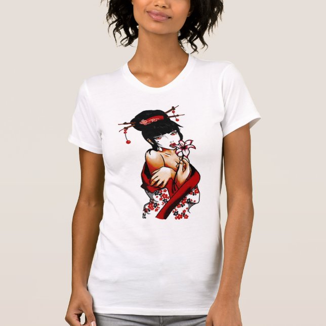 Camiseta Geisha del arándano (Anverso)