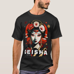 Camiseta Geisha Diseño de tradición japonesa geisha tokyo d