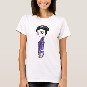 Camiseta Geisha divino de las grúas