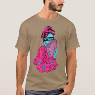Camiseta Geisha EGirl Vaporwave Cyberpunk Aestheti