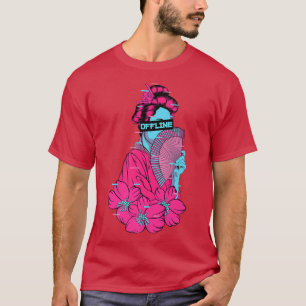 Camiseta Geisha EGirl Vaporwave Cyberpunk Aestheti