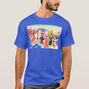 Camiseta Geisha en el puente