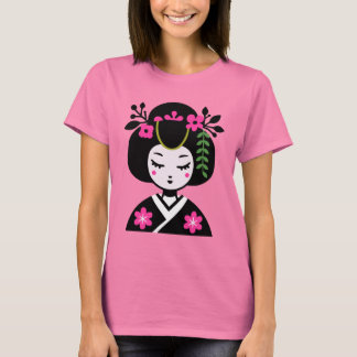 Camiseta Geisha Folclórica