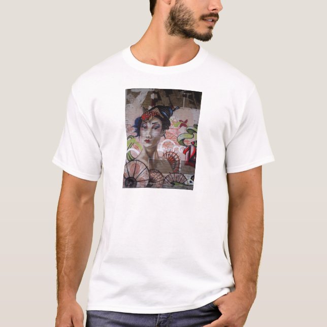 Camiseta Geisha Graffiti Urban Street (Anverso)
