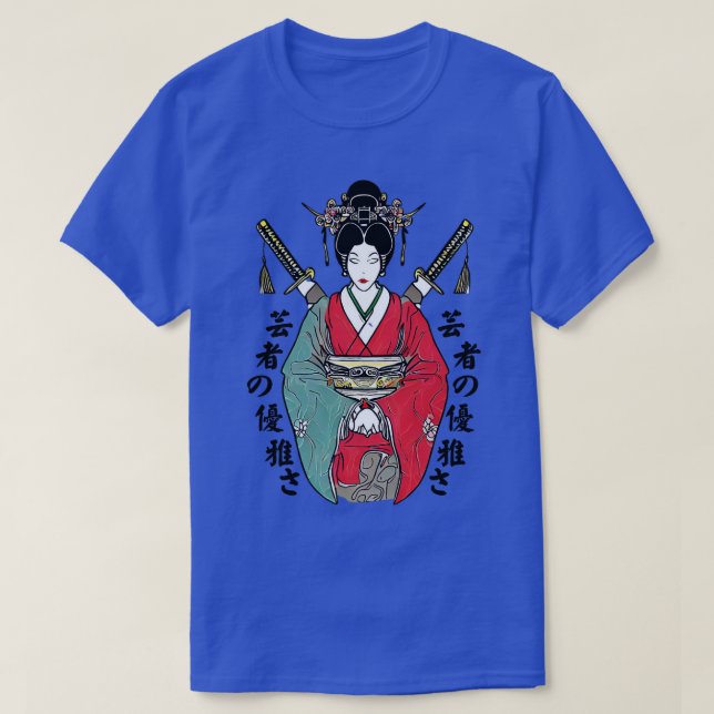 Camiseta Geisha japon (Diseño del anverso)