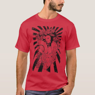 Camiseta Geisha Japón Chica Tokio Retro de arte kanji japon
