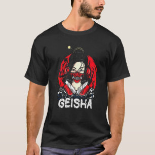 Camiseta Geisha Japón Cultura Mujeres Geisha Japonesas