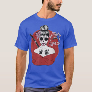 Camiseta Geisha Japón moderno