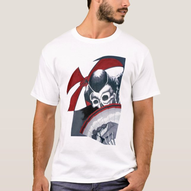 Camiseta Geisha japonés (Anverso)