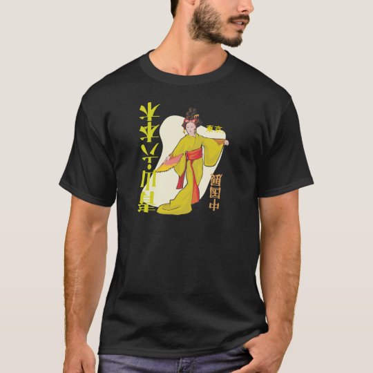 Camiseta Geisha japonés