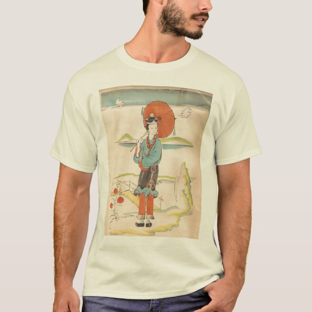 Camiseta Geisha/Japonés Antiguo (Anverso)