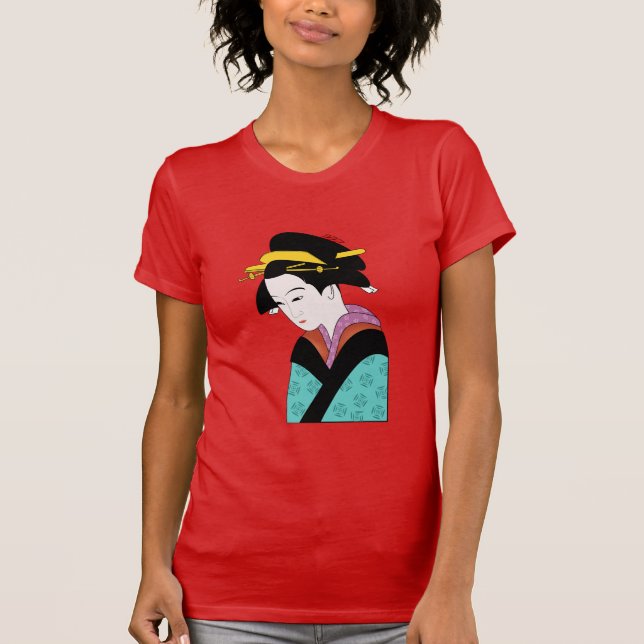 Camiseta Geisha japonesa banal (Anverso)
