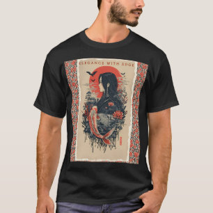 Camiseta Geisha Japonesa – estética Retro Japonesa Geisha