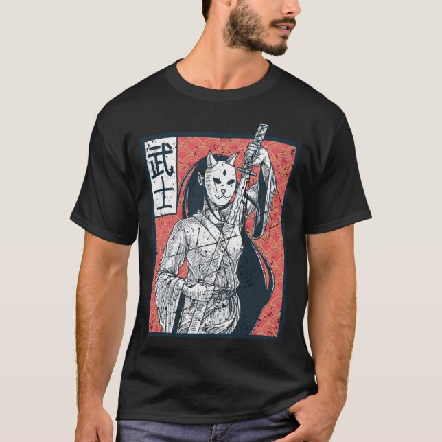 Camiseta Geisha japonesa onna musha G (Anverso)