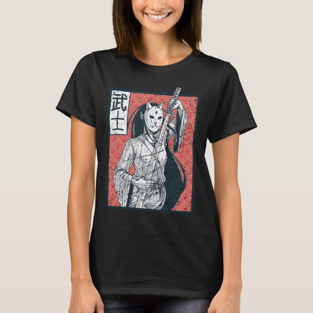 Camiseta Geisha japonesa onna musha G (Anverso)