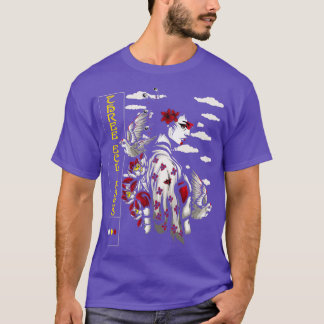 Camiseta Geisha japonesa paraliza a las aves en el turismo 