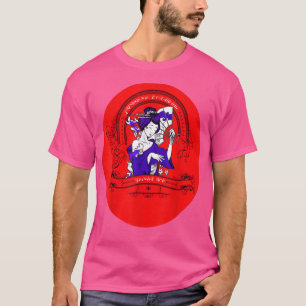 Camiseta Geisha Kawaii Chica Kimono Samurai T-Shirt