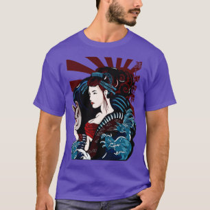 Camiseta Geisha Kitsune Mask
