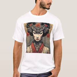 Camiseta Geisha Mech Sonríe Tee