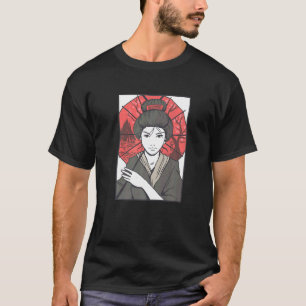 Camiseta Geisha Mujer Japonesa