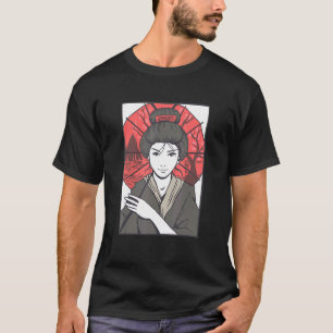 Camiseta Geisha Mujer Japonesa