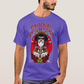Camiseta Geisha Robot japonesa Outrun Futurismo Streetwear
