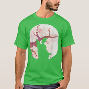 Camiseta Geisha Sakura Cherry Blossom Japonés Kawaii Geish