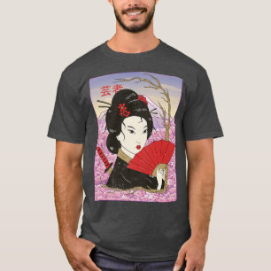 Camiseta Geisha Samurai Japón Cultura japonesa Kawaii Geish