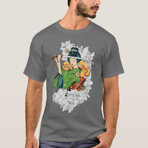 Camiseta Geisha Samurai japonesa (2)
