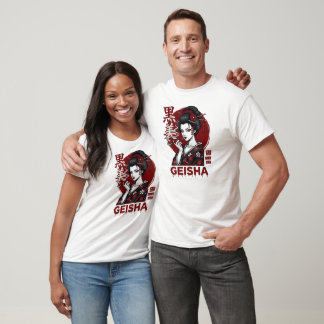 Camiseta Geisha Shadow Queen | Geis Gótico Japonés