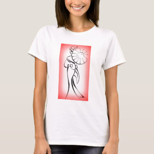 Camiseta Geisha Silhouette Red Edge