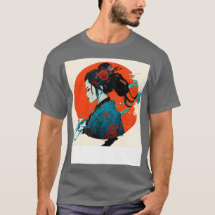 Camiseta Geisha surrealista 4