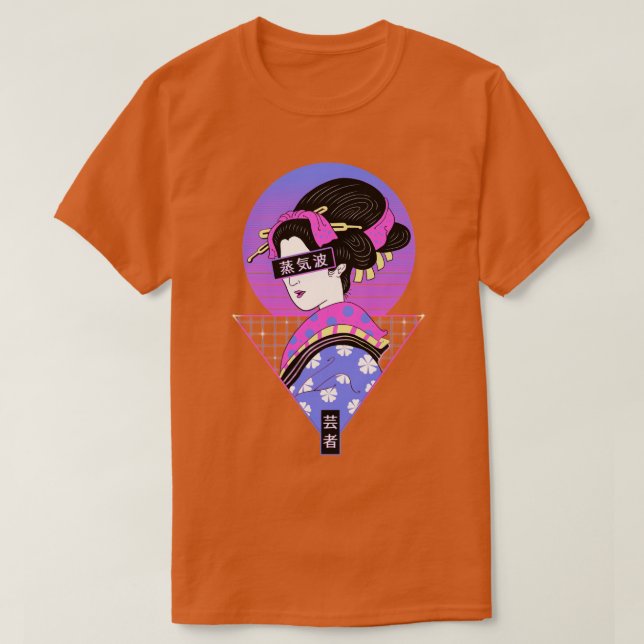 Camiseta Geisha Wave (Diseño del anverso)