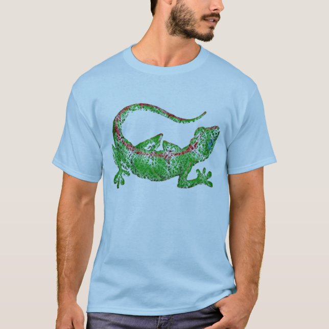 Camiseta gekko retro (Anverso)