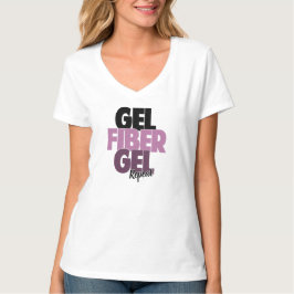 Camiseta Gel, fibra, gel, repetición - la fibra 3D azota