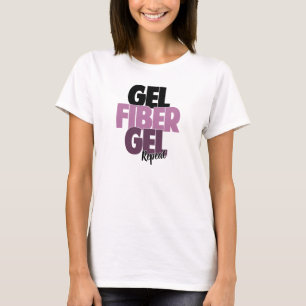 Camiseta Gel, fibra, gel, repetición - la fibra 3D azota l